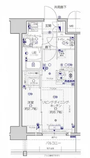 エスリード ザ・レガリア新栄PREMIER【2階】の間取り
