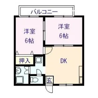アークピア壱番館【1階】の間取り