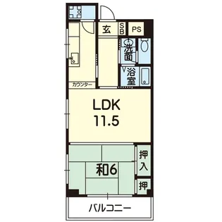 松尾ビル【4階】の間取り