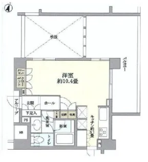オーベル三軒茶屋dR【4階】の間取り