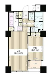 エンブレムコート明石町【16階】の間取り
