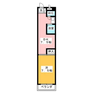 グリーンプラザ【3階】の間取り