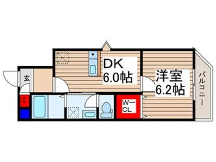 プライムガーデン鶴瀬東【1階】の間取り