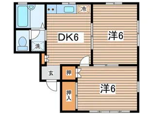 アネスタK【1階】の間取り
