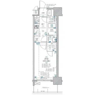 ディアレイシャス名古屋ステーション【2階】の間取り