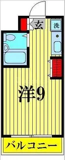 グリーンヒルズ【4階】の間取り