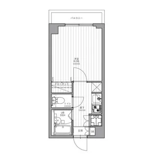 レジデンス横濱関内【6階】の間取り