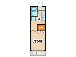 南シティハイツ【4階】の間取り