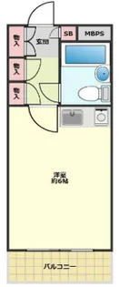 クリオ西八王子壱番館【3階】の間取り