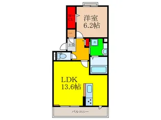 Relier 千里丘【3階】の間取り