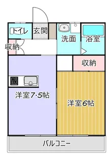 メゾン ファーストリリィ【2階】の間取り