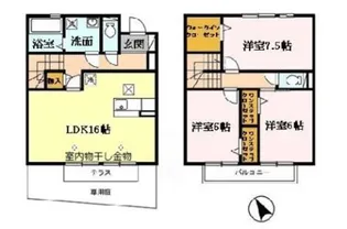 ガンダヴューハ 3番館【2階】の間取り