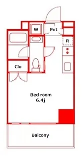PREMIUM RESIDENCE KAWASAKI【2階】の間取り