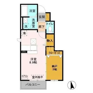 Bella Luce【1階】の間取り