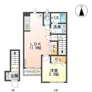 ペイジブルフルールの間取り