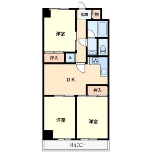 Forest Mansion武蔵浦和【4階】の間取り