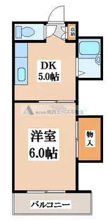 ディバージョン島之内【2階】の間取り