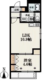リアン・ボヌール浜田山【2階】の間取り