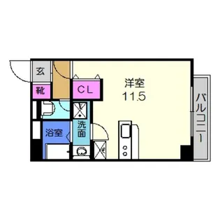 ルフレ堺【7階】の間取り