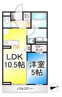 グランスクエア III番館【2階】の間取り