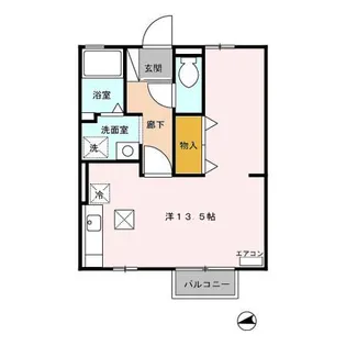 サンライズ B【1階】の間取り