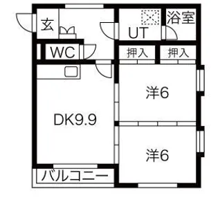 アカデメイアおたまや【1階】の間取り