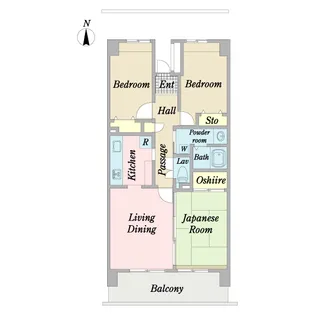 コーポレート篠崎【8階】の間取り