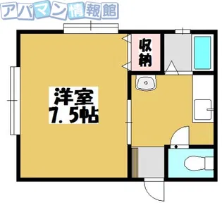 コーポA&B【1階】の間取り