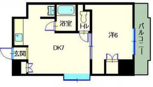 光レジデンス【8階】の間取り