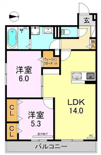 Maison du espoir|メゾン ド エスポワール【1階】の間取り