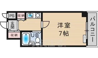 ハイム朝日【1階】の間取り