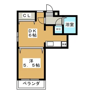 ウィンベルデュエット北柏第1【1階】の間取り