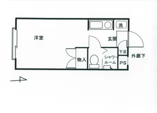 エイキドウヴィラ【1階】の間取り