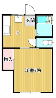 コーポ天明【2階】の間取り