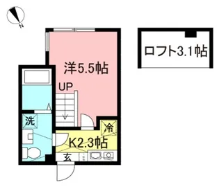 スリーピングフォレスト【1階】の間取り
