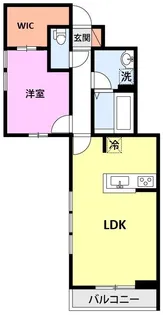 EAST BLUE1【2階】の間取り