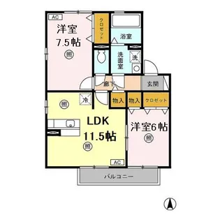Freyja【2階】の間取り