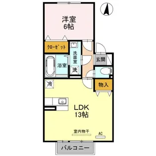 ディア・ドリーム A【2階】の間取り