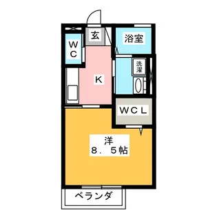 メゾン久松【1階】の間取り