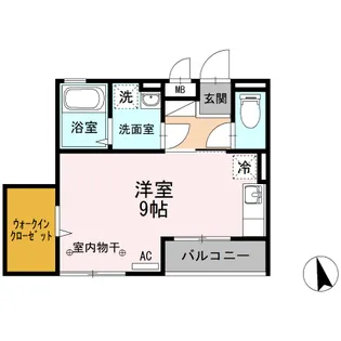 サニーヒルズ立花【3階】の間取り
