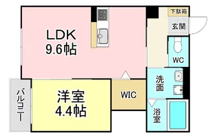 Ellina貴船III【2階】の間取り