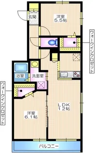 リヴァージュ稲村ガ崎【3階】の間取り