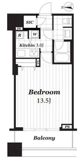 コンシェリア西新宿TOWER′S WEST【11階】の間取り