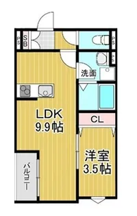 La-Crea LKS【1階】の間取り