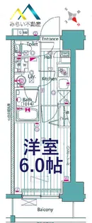 ガーラ・グランディ横浜鶴見【8階】の間取り
