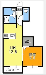 KLEIS前橋本町【2階】の間取り
