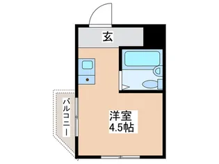 プレアール高殿【4階】の間取り
