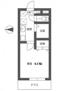 ウェーブレジデンス中仙道A棟【1階】の間取り