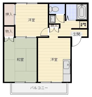 ファンタジーパレス【1階】の間取り
