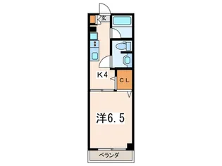 ハイツ 苅部【3階】の間取り